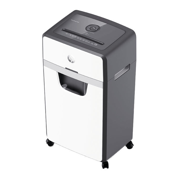 HP OneShred 24CC Distruttore Documenti 24 fogli Taglio Incrociato Sicurezza P-4 Rumorosita'  65 dB colore Grigio chiaro