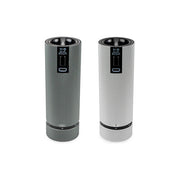 Peugeot 2-4314800 Line Electric Set macina sale e pepe con macinatura regolabile U-Select materiale alluminio e carbonio altezza 15 cm colore Grigio