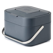 Joseph Joseph 30016 Stack 4 Compostiera 4 L con Filtro Antiodore Maniglia Acciaio Coperchio Antiodore Forma Rettangolare colore Grafite