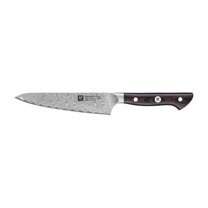 Zwilling 30571-141-0 TANREI Coltello cuoco compatto Lama 14 cm Acciaio premium Durezza 63 HRC Manico Micarta colore Nero