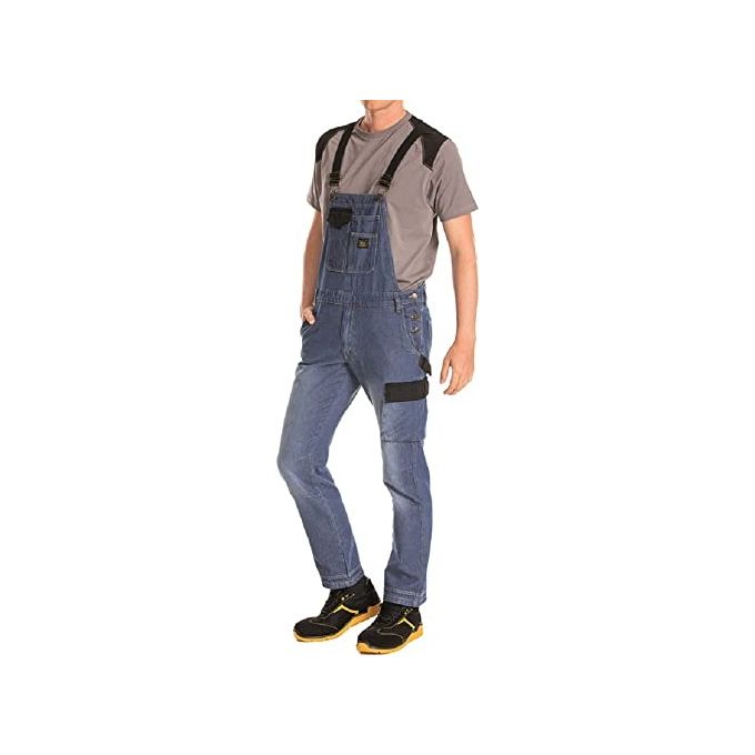 Vigor-Blinky Salopette Rica Lewis Jeans Jimmy Tasconi Denim Chiaro Taglia 48