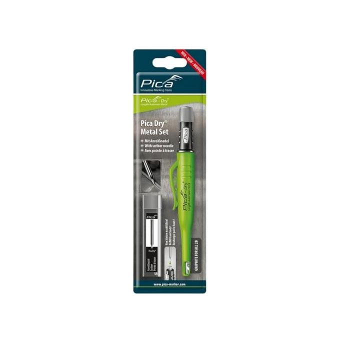 PICA MARKER Pica Dry Metal-Set per Brico e Giardino Utensili Manuali Utensili di Alta Qualita' per Applicazioni Precise