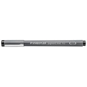 STAEDTLER 308 02-9 VE Pigment Liner Pennarello Fineliner Tratto 0.2 mm Inchiostro Pigmentato Resistente all'Acqua e alla Luce Cap-Off fino a 18 Ore colore Nero