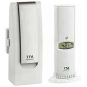 TFA Dostmann 31.4012.02 WeatherHub Set di Avvio Termoigrometro Monitoraggio Temperatura e Umidita' fino a 200 m 868 MHz colore Bianco