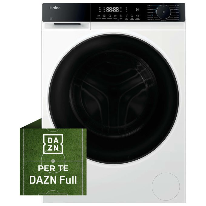 Haier HWD100BP16357UIT Lavasciuga 10-6 Kg 1600 rpm Classe A Wi-Fi Vapore (85x59,5x59,8 cm) colore Bianco