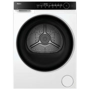 Haier HD100-C367LU1-S Asciugatrice Libera installazione 10 Kg Classe C Pompa di calore Wi-Fi hOn (59.5x68.5x84.5 cm) colore Nero Bianco