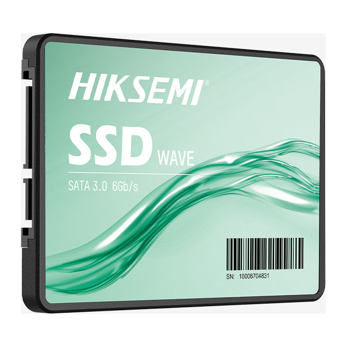 Hikvision HS-SSD-WAVE-S-256G HIKSEMI SSD Interno 256 GB 2.5'' SATA III velocita' lettura 530 MB-s scrittura 400 MB-s colore Nero