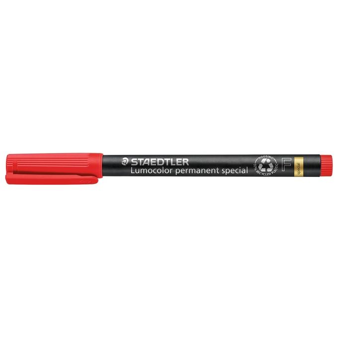 Staedtler Cf10 penna Lumocolor Fine Special 0 6 Rosso