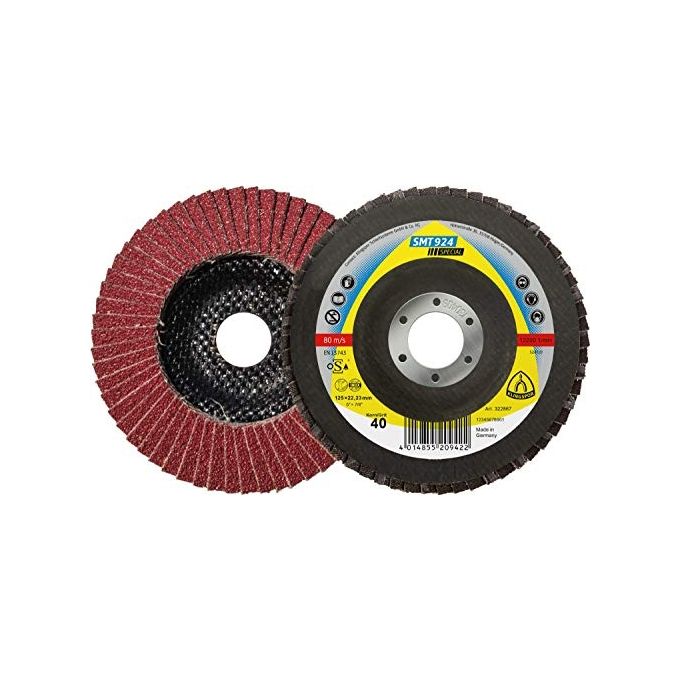 Klingspor SMT 924 Disco Abrasivo a Lamelle 125x22.23mm Grana 80