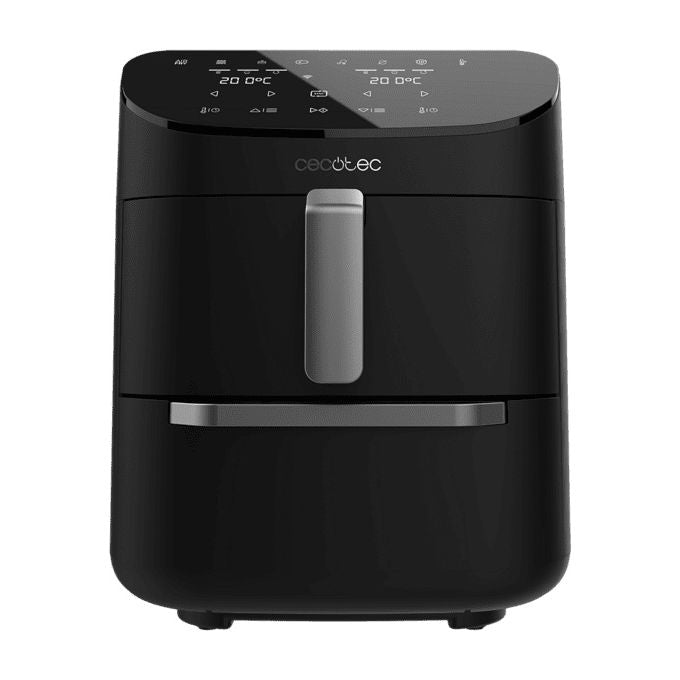 Cecotec 8435484032827 Cecofry FoodCourt 11000 Connected C Friggitrice ad aria 11 L 1850 W 8 programmi Touchscreen Wi-Fi colore Nero