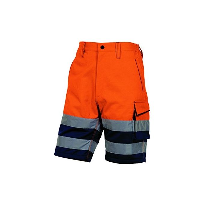 Delta Plus Bermuda Panoply Phber-hv Blu-Orange Fluo Taglia S