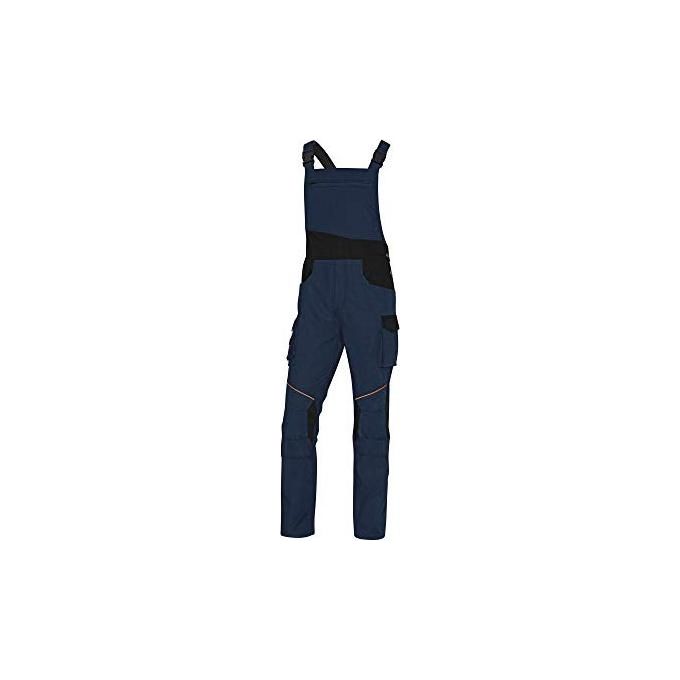 Vigor-Blinky Salopette Deltaplus M2-Corp Mcsal Blu-Navy Nero Taglia XXXL