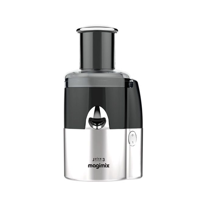 Magimix 3519280019680 Juice Expert 3 Estrattore di Succo a Freddo 400 W con Filtro XL e Spremiagrumi colore Nero Cromo
