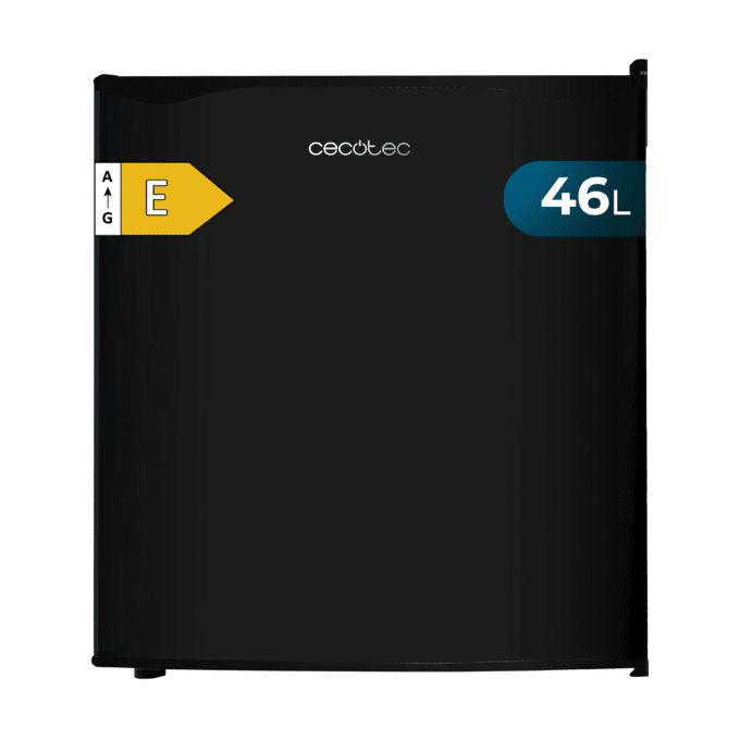 Cecotec 3618 GrandCooler 20000 L SilentCompress Frigorifero Libera installazione 46 L 487 cm Classe E 38 dB Porta reversibile colore Nero