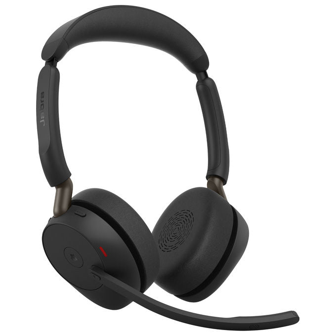 Jabra 36599-999-999 Evolve3 65 Cuffie con Microfono Wireless Bluetooth USB-A MS Teams 30 m Portata Fino a 31 Ore di Conversazione colore Nero