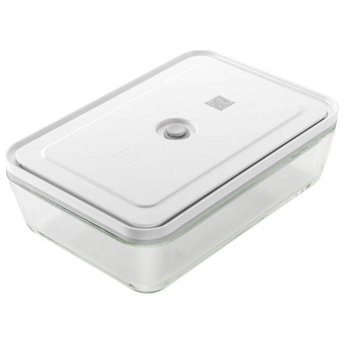 Zwilling 36803-000-0 FRESH and SAVE Scatola Rettangolare 2,85 L in Vetro Sottovuoto con Coperchio in Plastica colore Grigio Trasparente