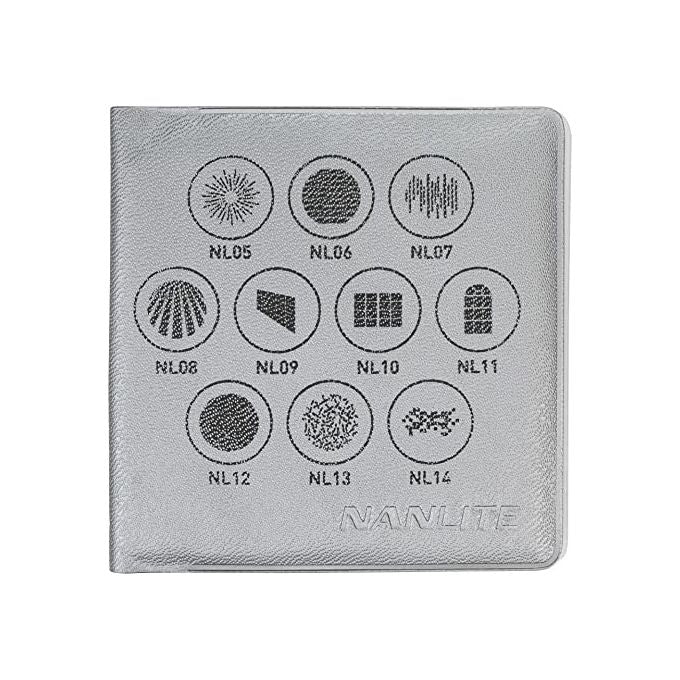 Nanlite gobo-set 1 per accessori fotografrici ideale per la creazione di effetti luminosi professionali