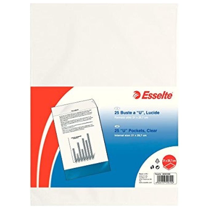 Esselte Confezione 25buste a u ppl 21x29.7