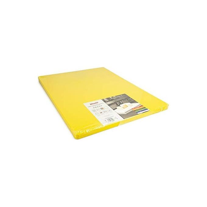 Bisetti TG5040Y Tagliere Pe con Fermo 50x40x2cm Giallo
