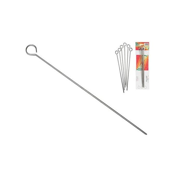 S30-6    Cart.6 Spiedini Inox Cm.30