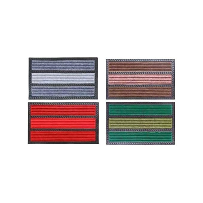 Zerbino rettangoalre in gomma 45x75 assortito