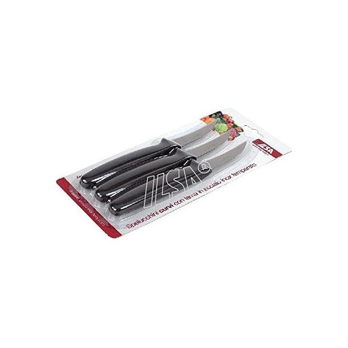3 Spelucchini curvi in acciaio Inox