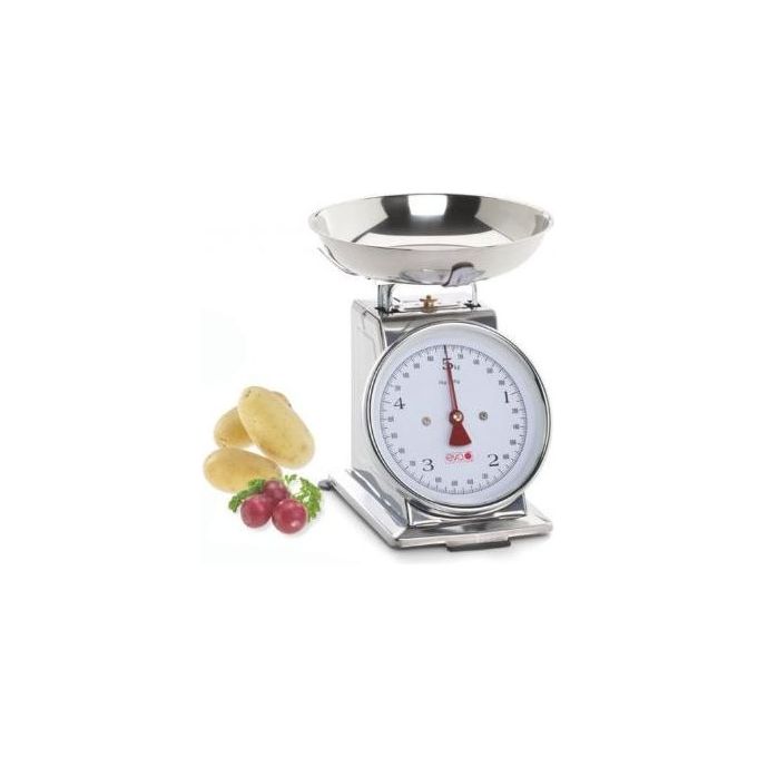 Kaufgut 033052 Bilancia da Cucina 5500 Eva 5Kg Inox