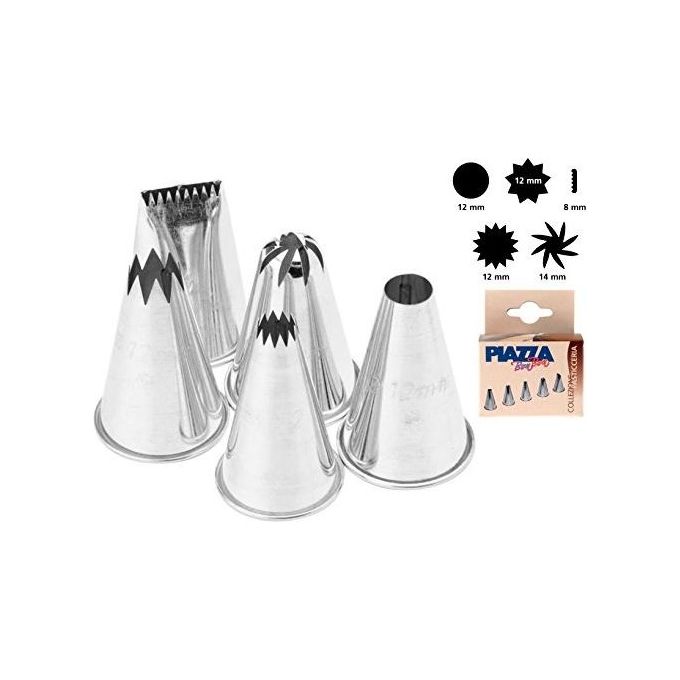 Set 5 Bocchette in acciaio inox Bon Bon