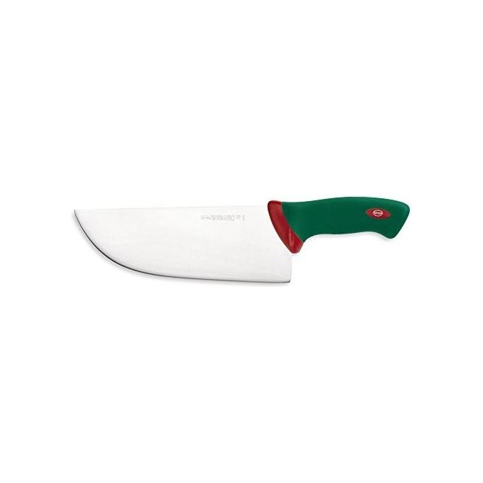 Sanelli Coltello mezzo Colpo in acciaio inox verde e rosso 28 cm