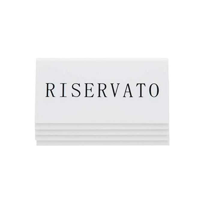 Set 5 Segnatavolo Riservato