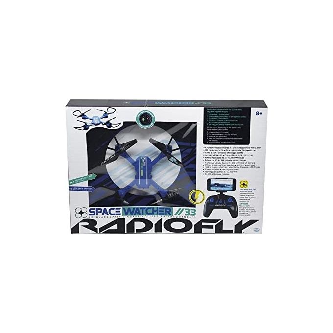 Ods Drone Giocattolo Radiofly con Videocamera Azzurro