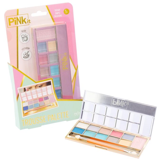 Nice Trousse Plaette Small Make Up Pink.it