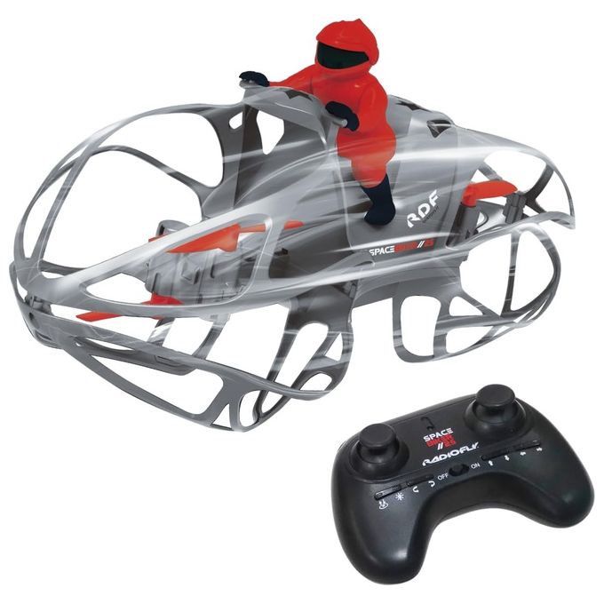 Ods Drone Giocattolo Radiofly Space Biker Quadricottero RC 2.4 GHz