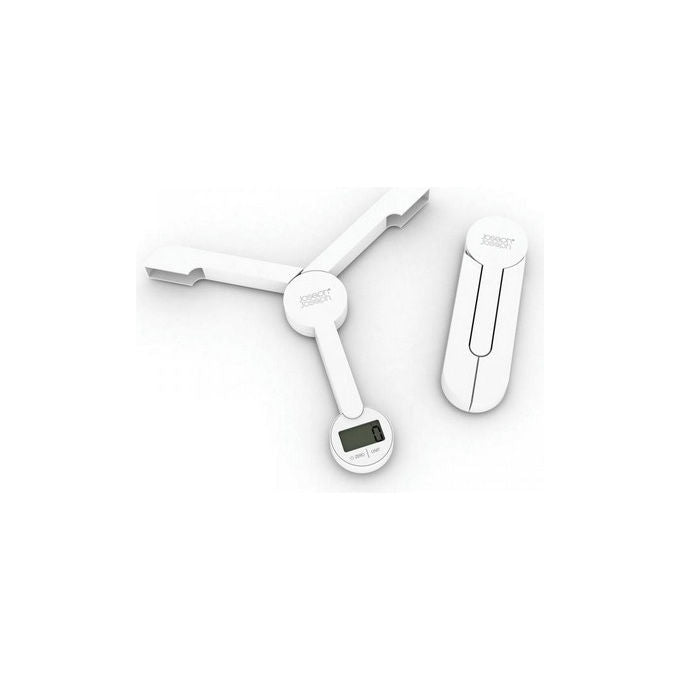 Joseph Joseph 40071 TriScale Bilancia da cucina elettronica 5 kg LCD Touch g lb oz fl oz ml Bianco