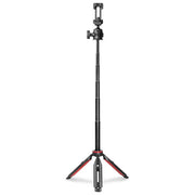 Hama 00004679 Solid 80 Ball Treppiede per Smartphone e Fotocamera Digitale Altezza Max 80 cm con Testa a Sfera e Bluetooth 5.3 colore Nero