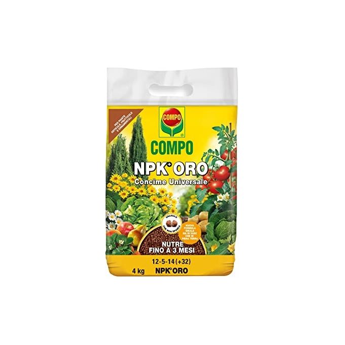 Compo Concime Granulato Npk+Oro 4Kg