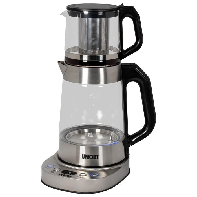 Unold 18215 Selin Samowar 1 7 L 1800 W Funzione 2 in 1 Acciaio inox colore Acciaio inox