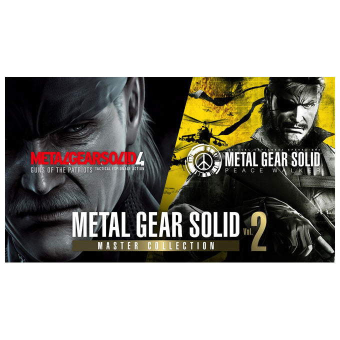 Konami METAL GEAR SOLID: MASTER COLLECTION VOLUME 2 DAY ONE EDITION Videogioco per Nintendo Switch Include Metal Gear Solid 4 Guns of the Patriots e Peace Walker HD Collection con contenuti bonus colore Nero