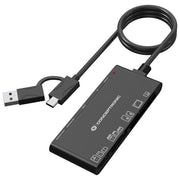 Conceptronic BIAN10B Lettore di schede 7 in 1 USB 3.2 Gen 1 2x SD 2x MicroSD MS CF xD colore Nero