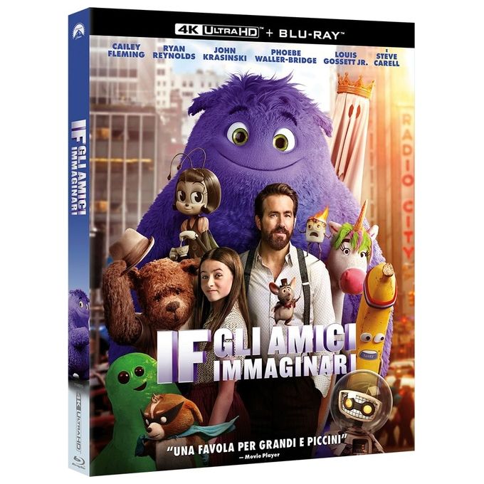 Paramount IF Gli Amici Immaginari 4K UHD  Blu-ray