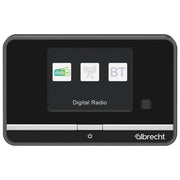 Albrecht DR521 DAB+ UKW Sintonizzatore Radio con Bluetooth Display 3.2'' colore Nero
