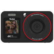 Rollei 12030 Compactline 12030 Fotocamera compatta 64 MP Doppio schermo 4K colore Nero