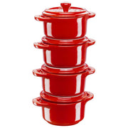 ZWILLING 40508-158-0 CERAMIQUE Pirofila casseruola in Ceramica con Coperchio Diametro 10 cm Capacita' 200 ml colore Ciliegia