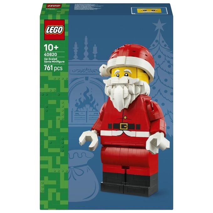 Lego 40820 Grande Minifigure di Babbo Natale Set da Costruzione 761 pezzi 27 cm colore Multicolore