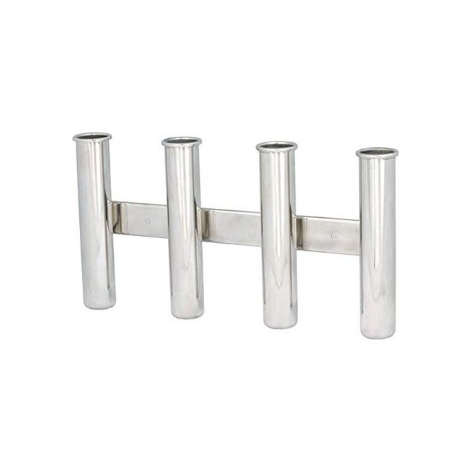 Oceansouth Reggicanne inox a parete 4 posti