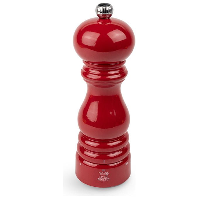 Peugeot 4122900 Paris u'Select Macinasale con meccanismo Zirlion regolabile in acciaio inox altezza 18 cm colore Rosso