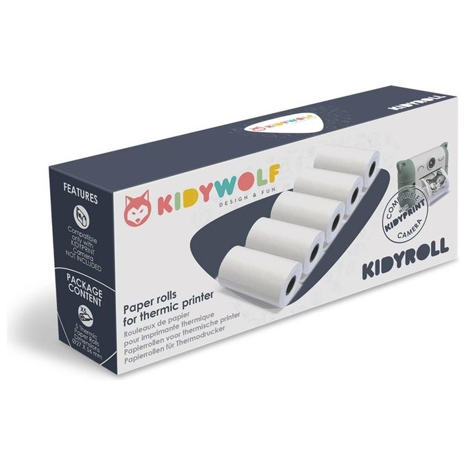 Kidywolf Carta Normale per Fotocamera Istantanea 5 Rotoli