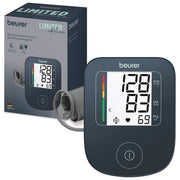 Beurer 61015 BM23 Misuratore di Pressione Sanguigna Automatico per Arti Superiori con Rilevazione Aritmia Colore Antracite