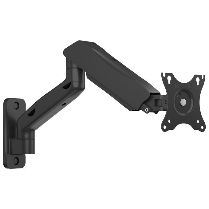 ICY BOX 61075 IB-MS103-W Supporto a muro per monitor fino a 32'' con regolazione altezza inclinazione e rotazione -180° a 180° colore Nero