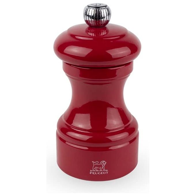 Peugeot Bistro Macinapepe 10cm Rosso Legno Laccato